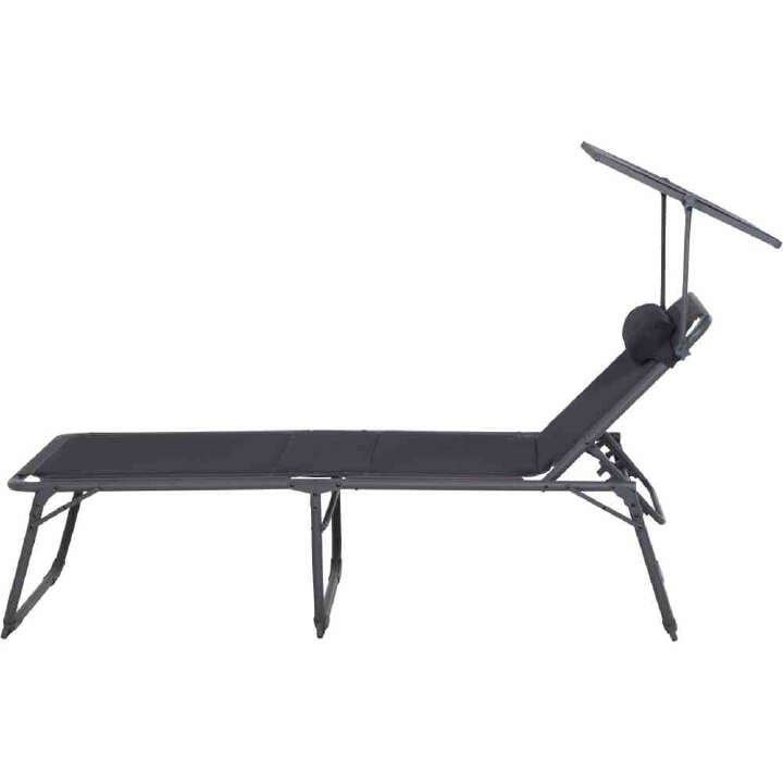 SIENA GARDEN Campingliege Premium anthrazit